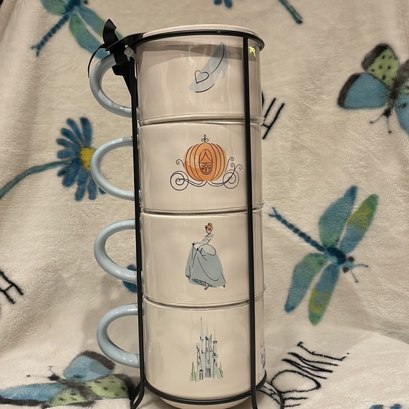 Rae Dunn Disney’s Cinderella double sided mug stacker - Picture 2 of 7